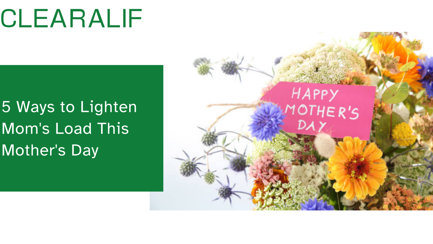 5 Ways to Lighten Mom's Load This Mother's Day