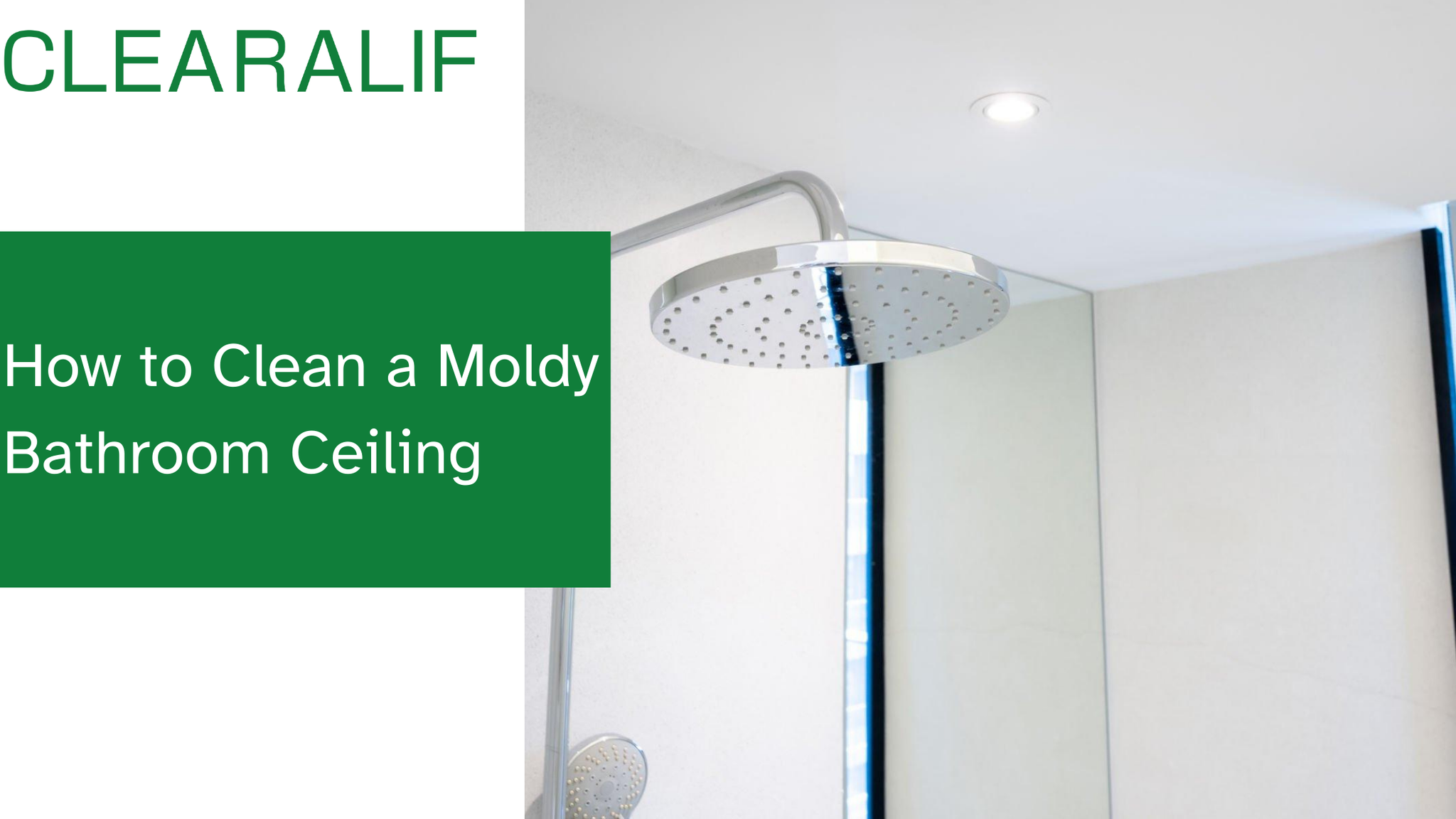 How to Clean a Moldy Bathroom Ceiling
