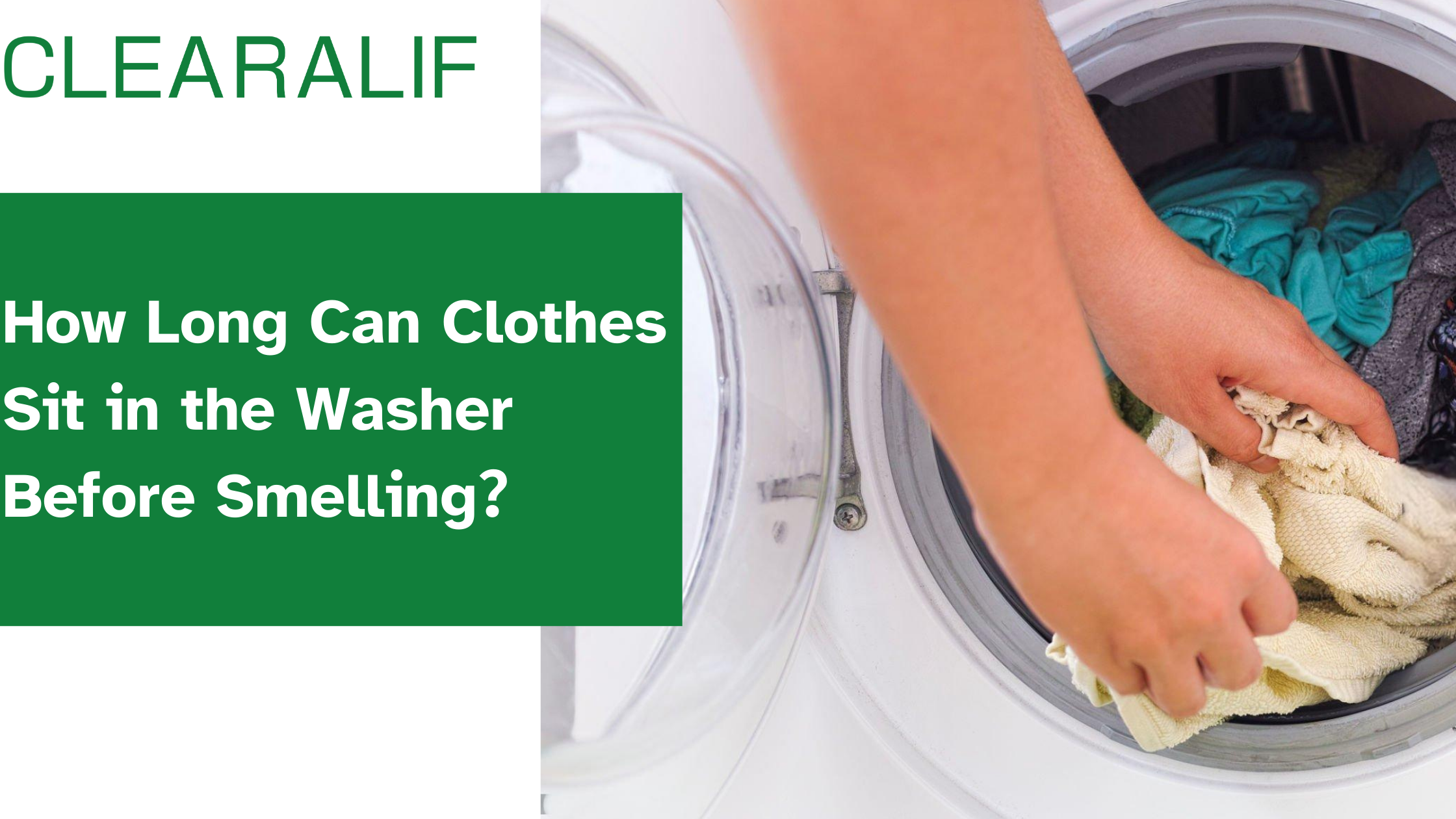 How long can clothes sit in the washer before smelling