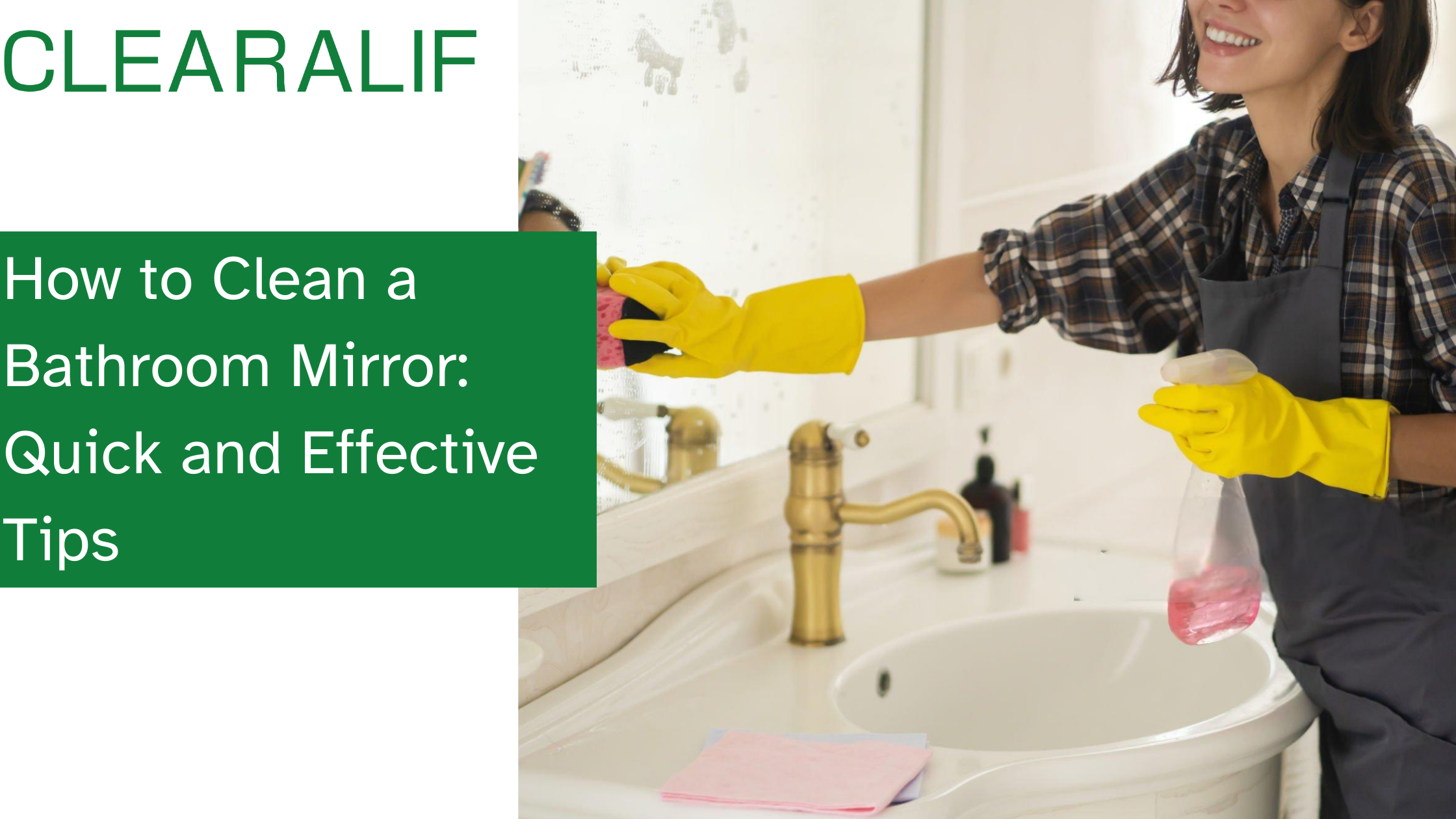 How to Clean a Bathroom Mirror