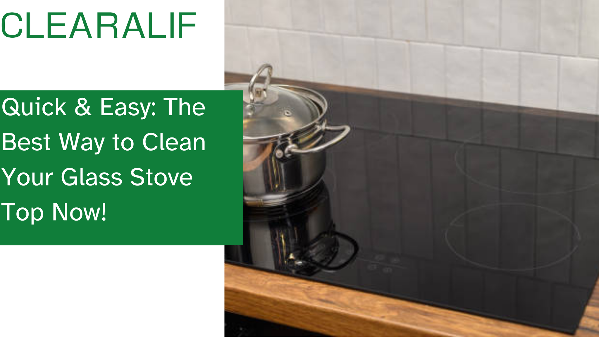 how to clean glass stove top