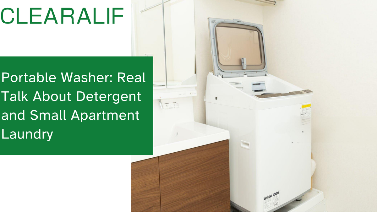 Image result for Portable Washer: Real Talk About Detergent and Small Apartment Laundry