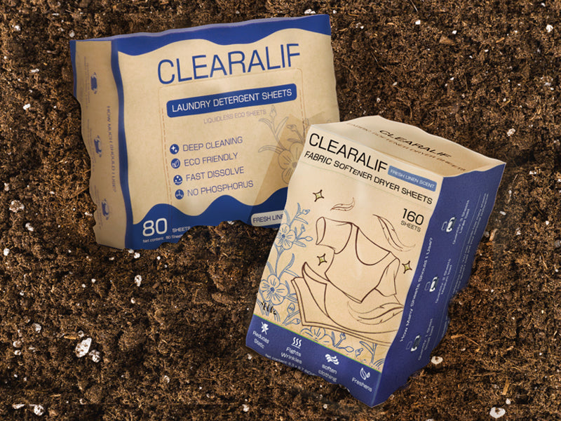 CLEARALIF All in One Laundry Detergent Sheets Kit, Fresh Linen Scent, 160 Loads Laundry Sheets + 160 Drying Sheets