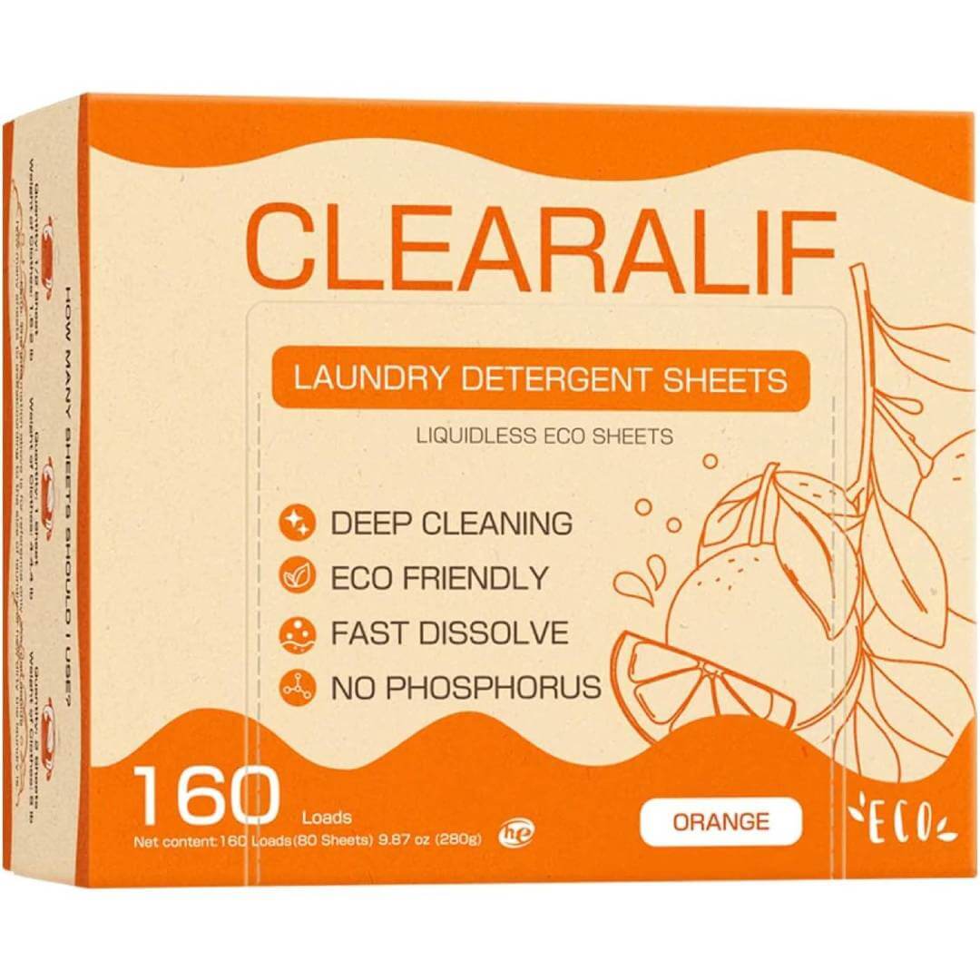 CLEARALIF Laundry Detergent Sheets Orange