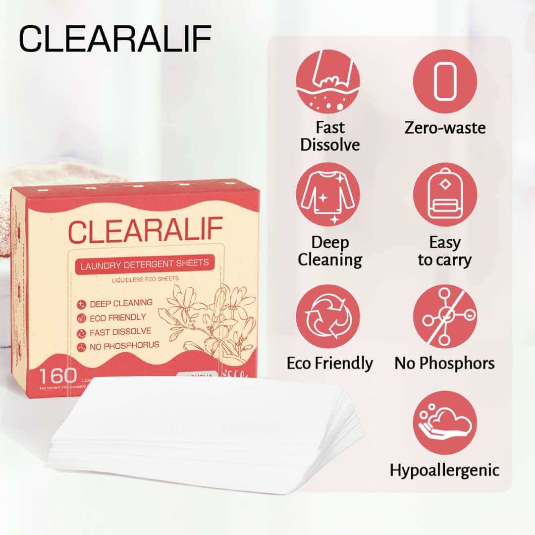 CLEARALIF Laundry Detergent Sheets Magnolia