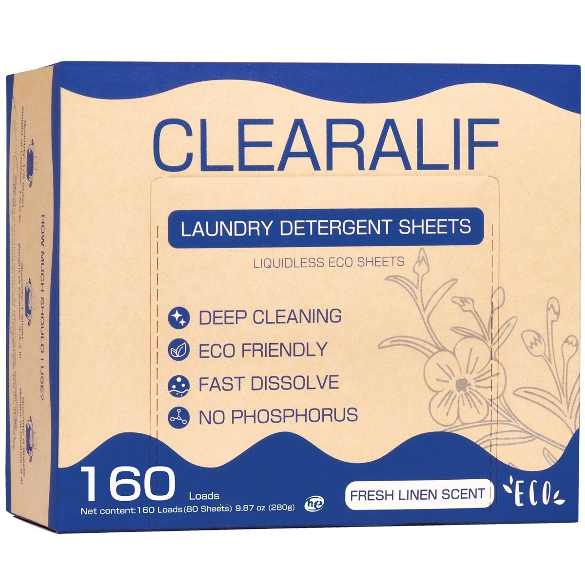 CLEARALIF Wholesale Eco Friendly & Hypoallergenic Laundry Detergent Sheets - CLEARALIF