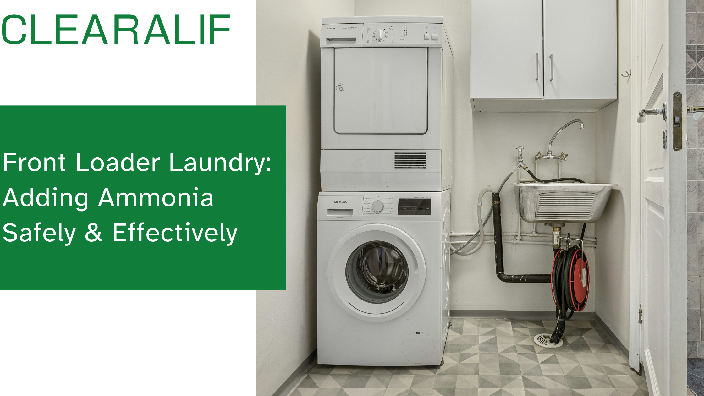 Front Loader Laundry: Adding Ammonia Safely & Effectively