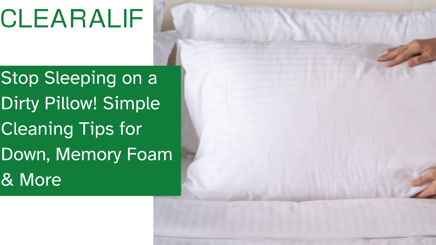 How to Wash Pillows