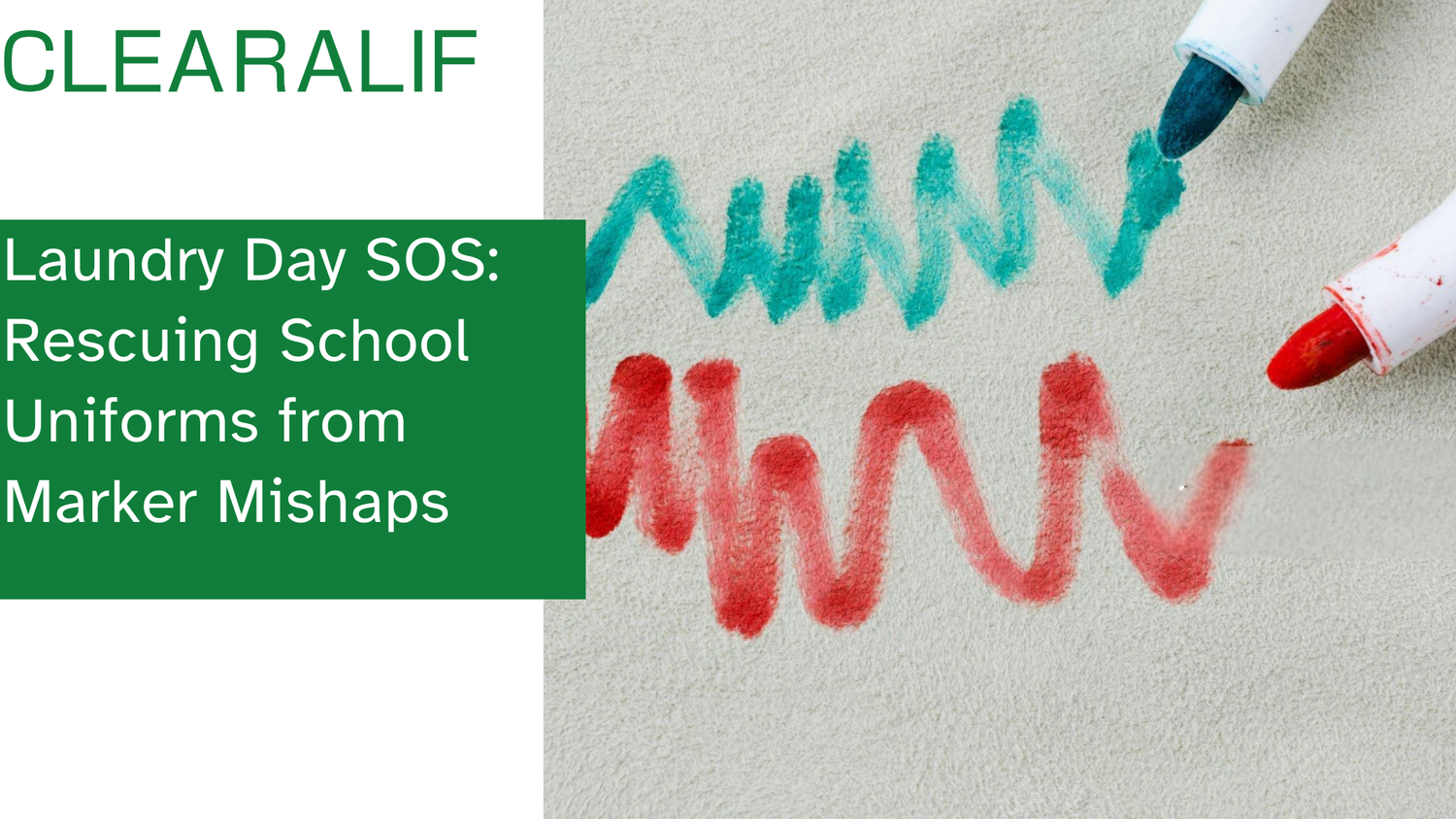 Laundry Day SOS: Rescuing School Uniforms from Marker Mishaps