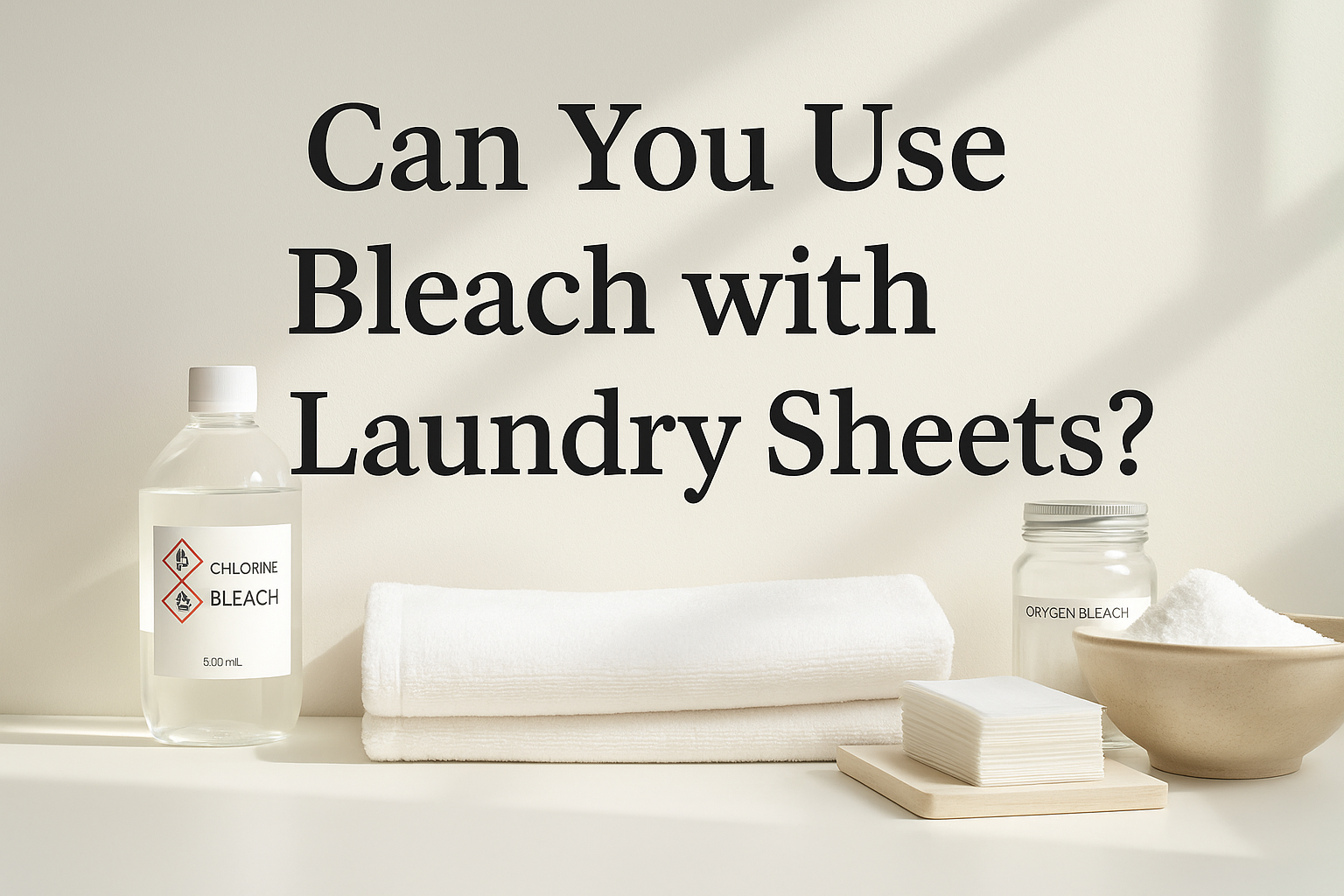 Can You Use Chlorine Bleach with Laundry Detergent Sheets?