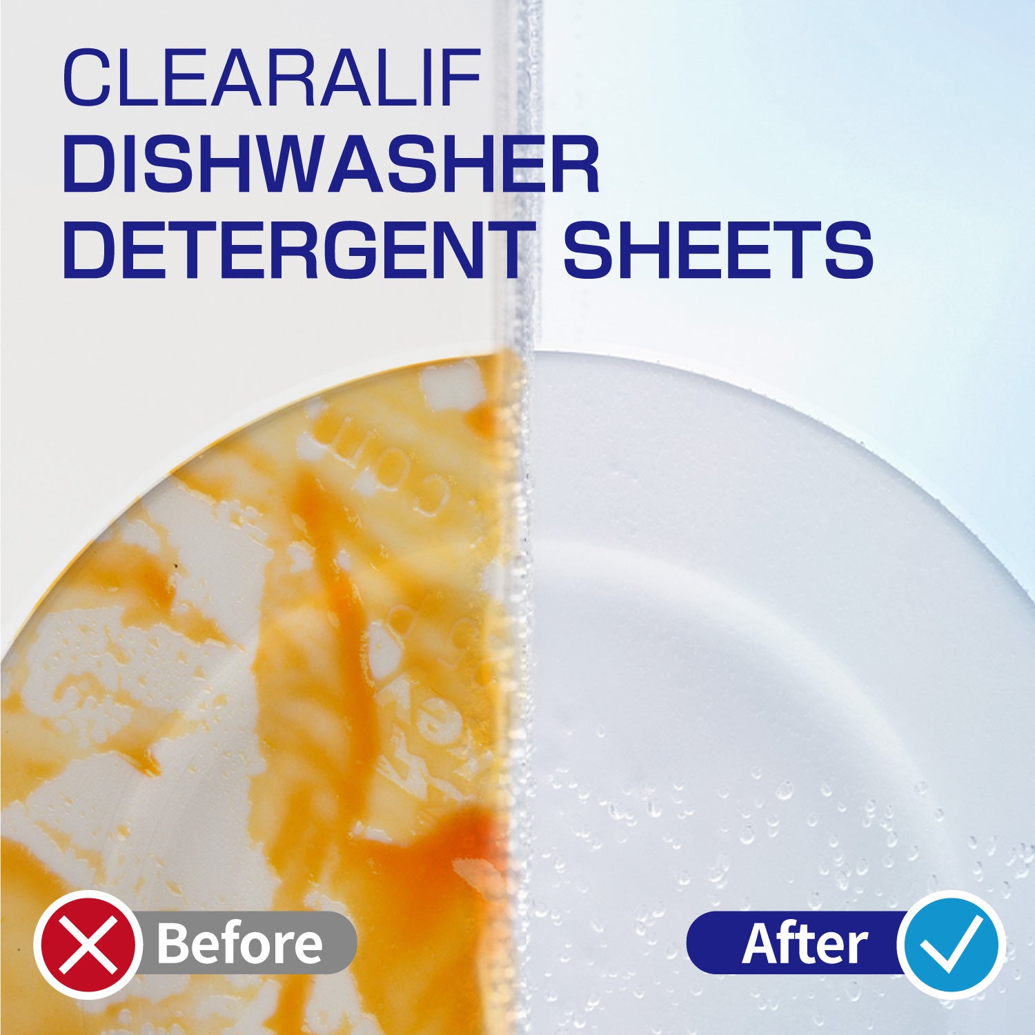 CLEARALIF Dishwashing Sheets, 160 loads, Lemon Scent