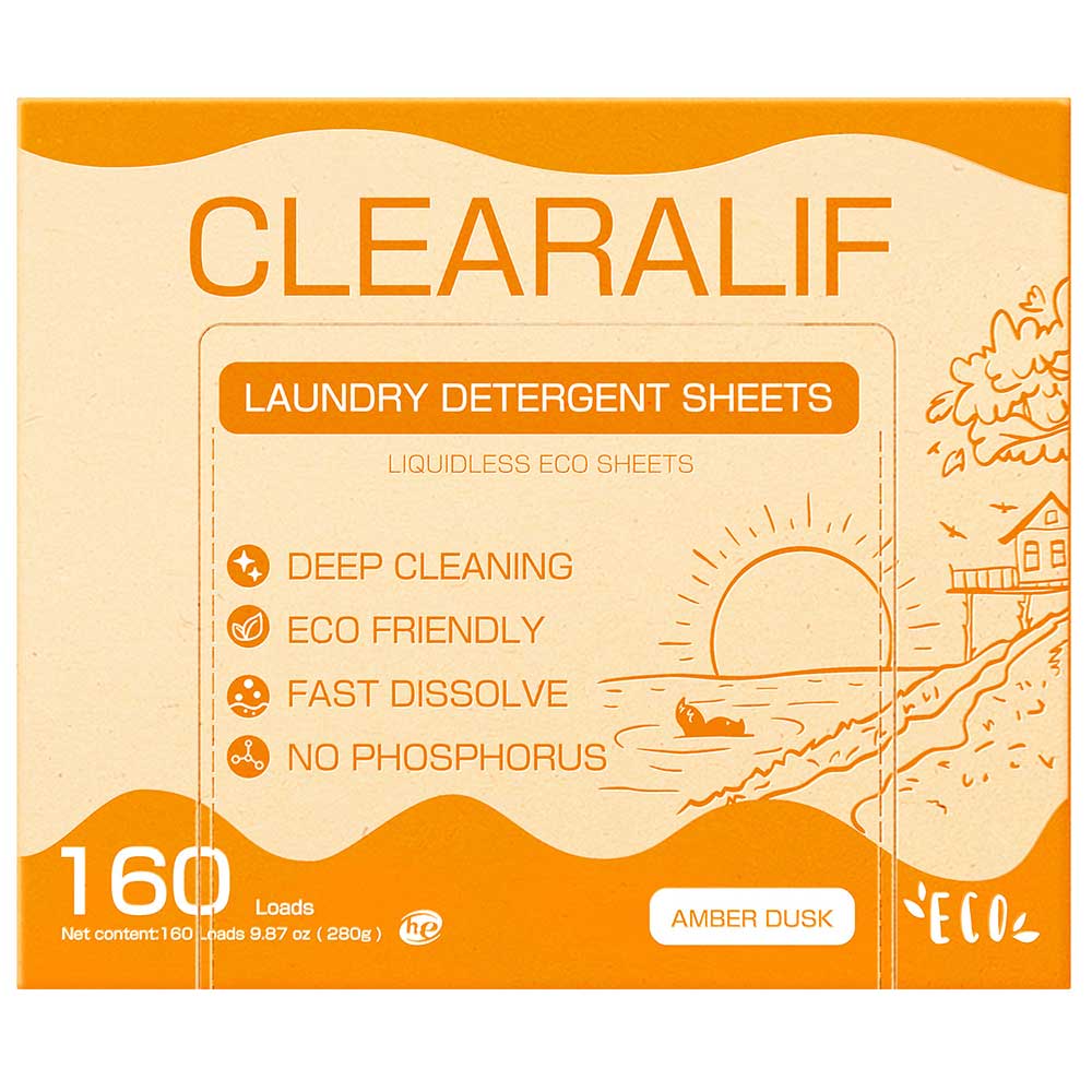 CLEARALIF Laundry Detergent Sheets Amber Dusk