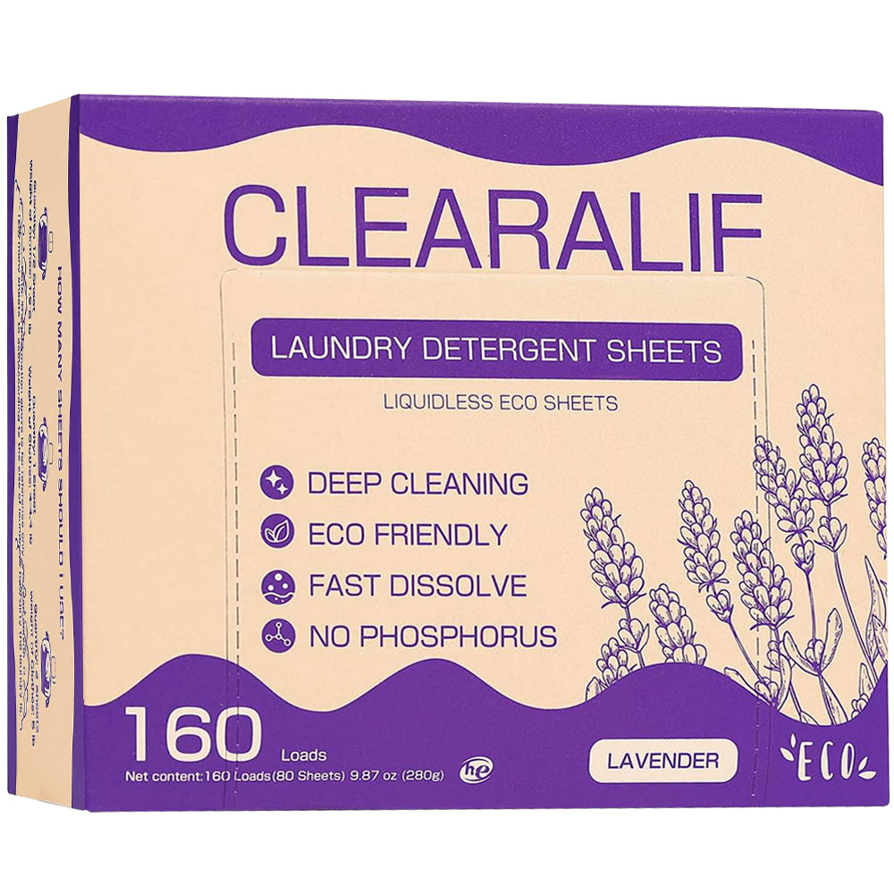 CLEARALIF Laundry Detergent Sheets Lavender