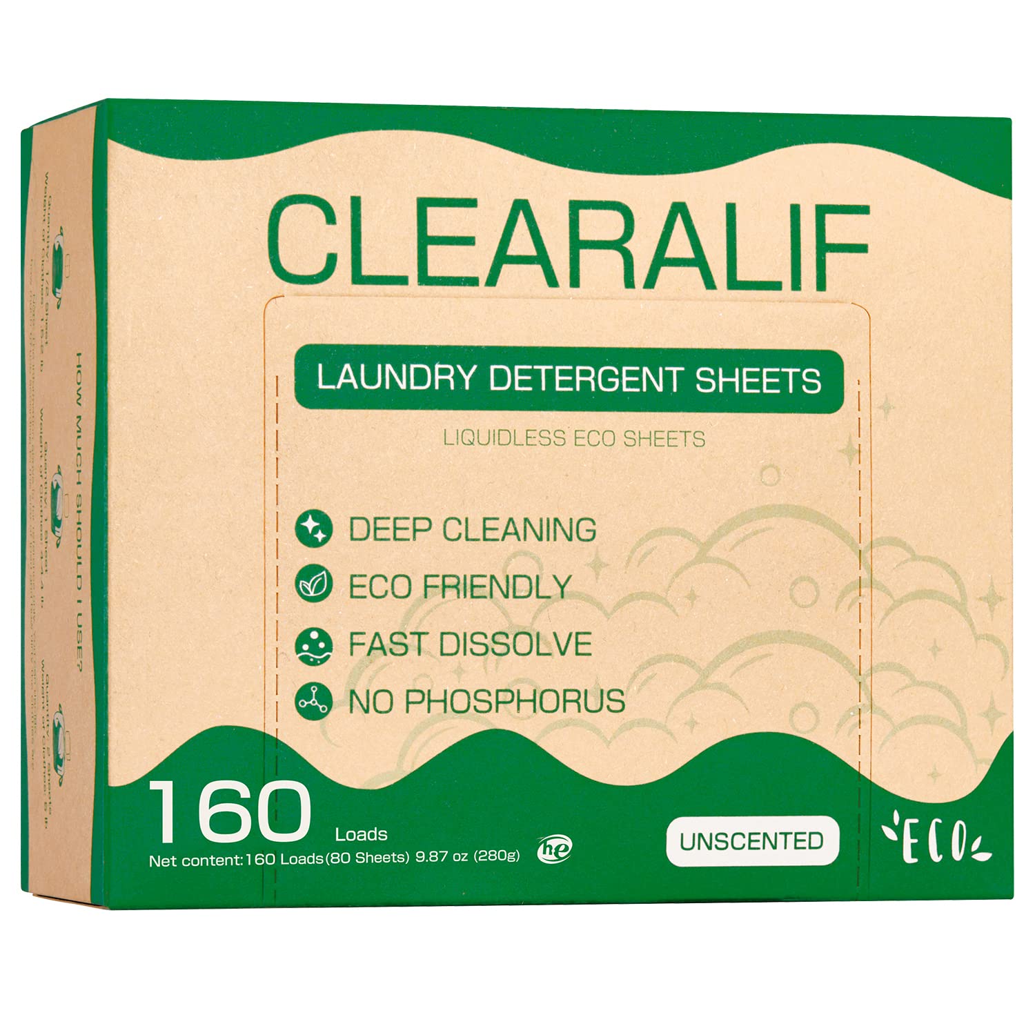 CLEARALIF Laundry Detergent Sheets Amber Dusk
