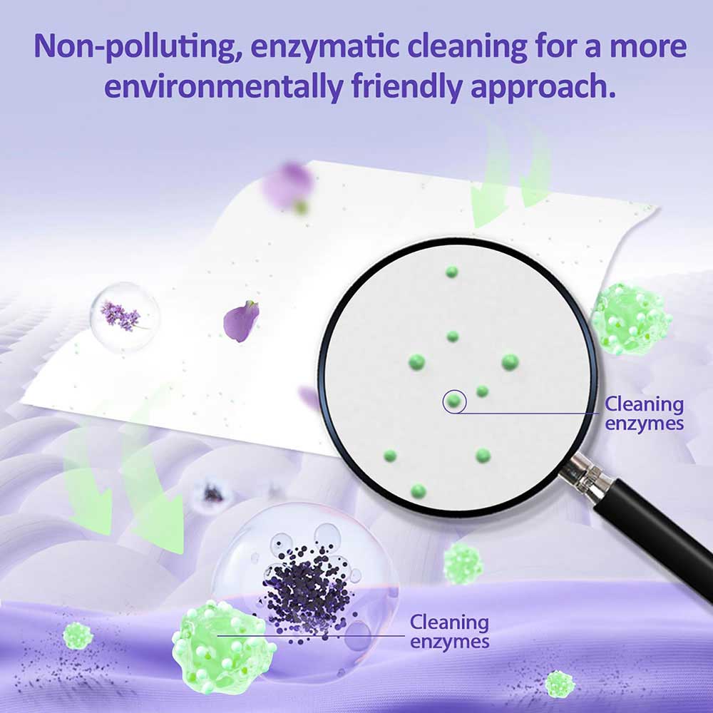 CLEARALIF Platinum Laundry Detergent Sheets,Deep Cleansing, 100 Loads, Lavender