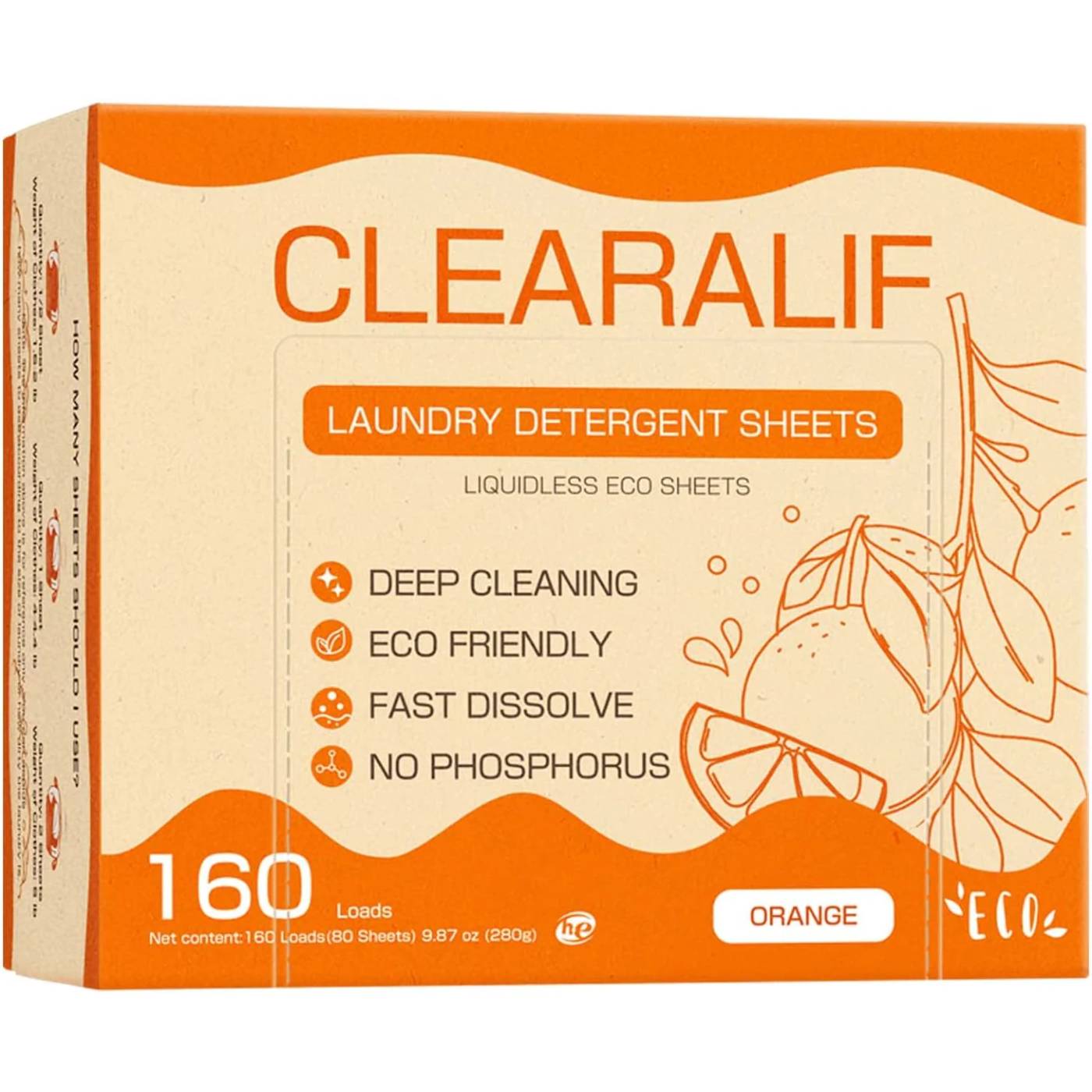 Clearalif Ocean Breeze Laundry Detergent Sheets