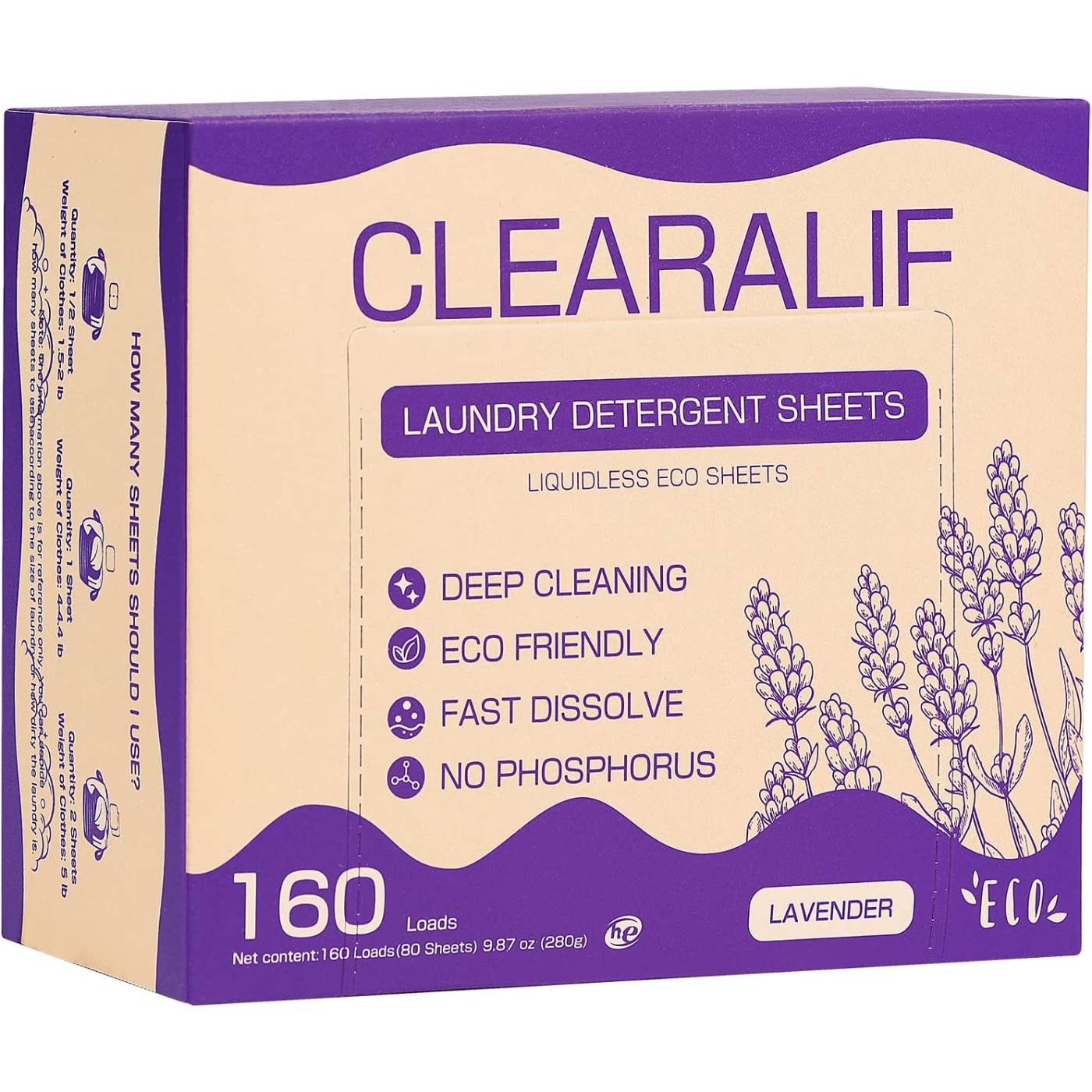 Clearalif Ocean Breeze Laundry Detergent Sheets