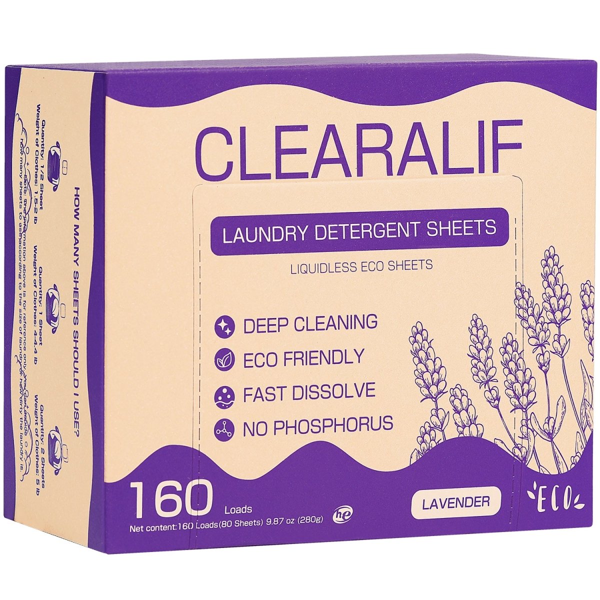 CLEARALIF Wholesale Eco Friendly & Hypoallergenic Laundry Detergent Sheets - CLEARALIF